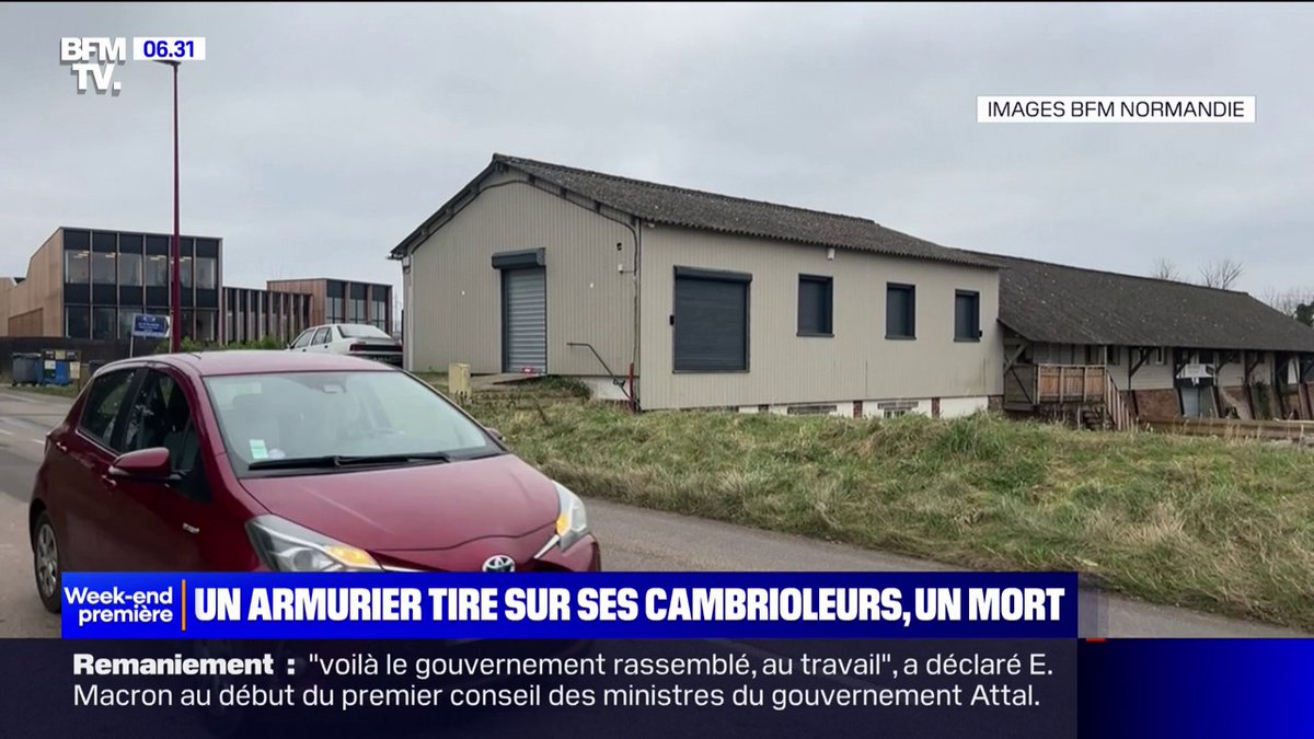 Normandie: un armurier se fait cambrioler, il ouvre le feu et tue l'un des braqueurs