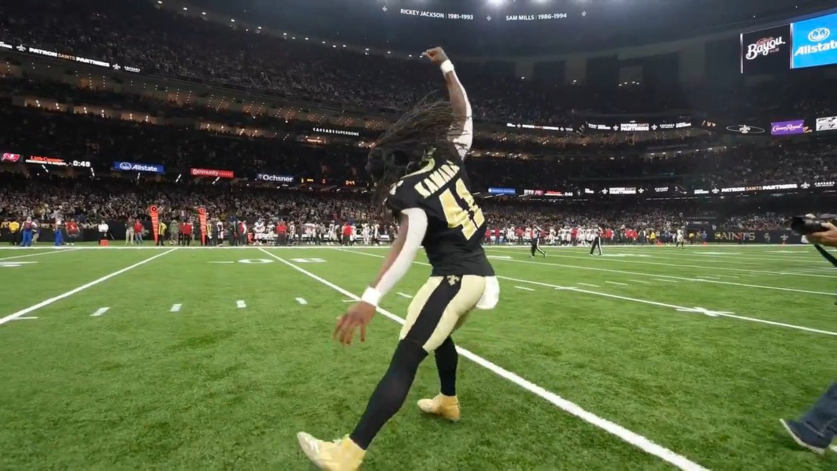 Thank you #Saints fans, for the tremendous support this season 👏