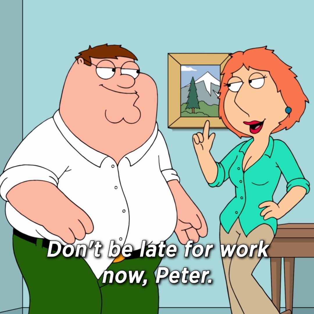 lois is everything, and peter is nothing.