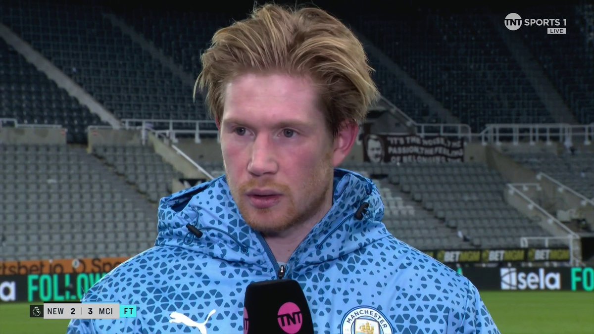 "I missed this, you know." 😏 "I can put in a shift at the moment for 20-25 minutes." A second-half appearance was all Kevin De Bruyne needed to show he's just as good as ever with a goal and assist. Class is permanent ⚡️⚡️