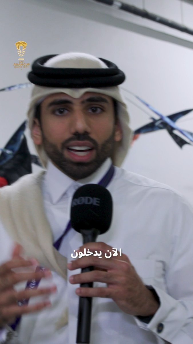 نصف ساعة تاريخيّة بفضل آلاف الساعات التحضيرية! ⏰🌟 ماجد المنصوري 🇶🇦 #هَيّا_آسيا #كأس_آسيا2023