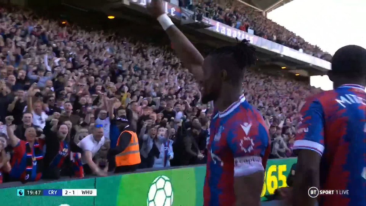 Day 92 - Random Palace Goal - Wilfried Zaha vs West Ham (last ever goal for Palace) | 22/23