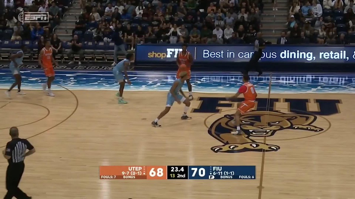 Who else but the national steals leader to seal the game❗️ yg.turo 😤 FIU Men's Basketball | #NoLimitsOnUs