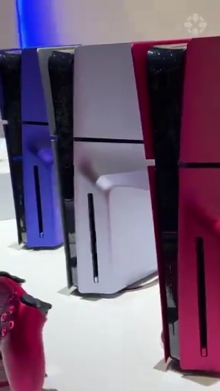 Sony is making new console covers for the PS5 Slim model! #CES #CES2024