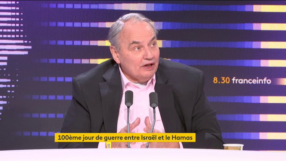 Les otages israéliens détenus depuis 100 jours : "Le Premier ministre israélien aurait dû avoir comme priorité la libération des otages au lieu de s’engager dans une opération militaire", souligne le député MoDem Jean-Louis Bourlanges