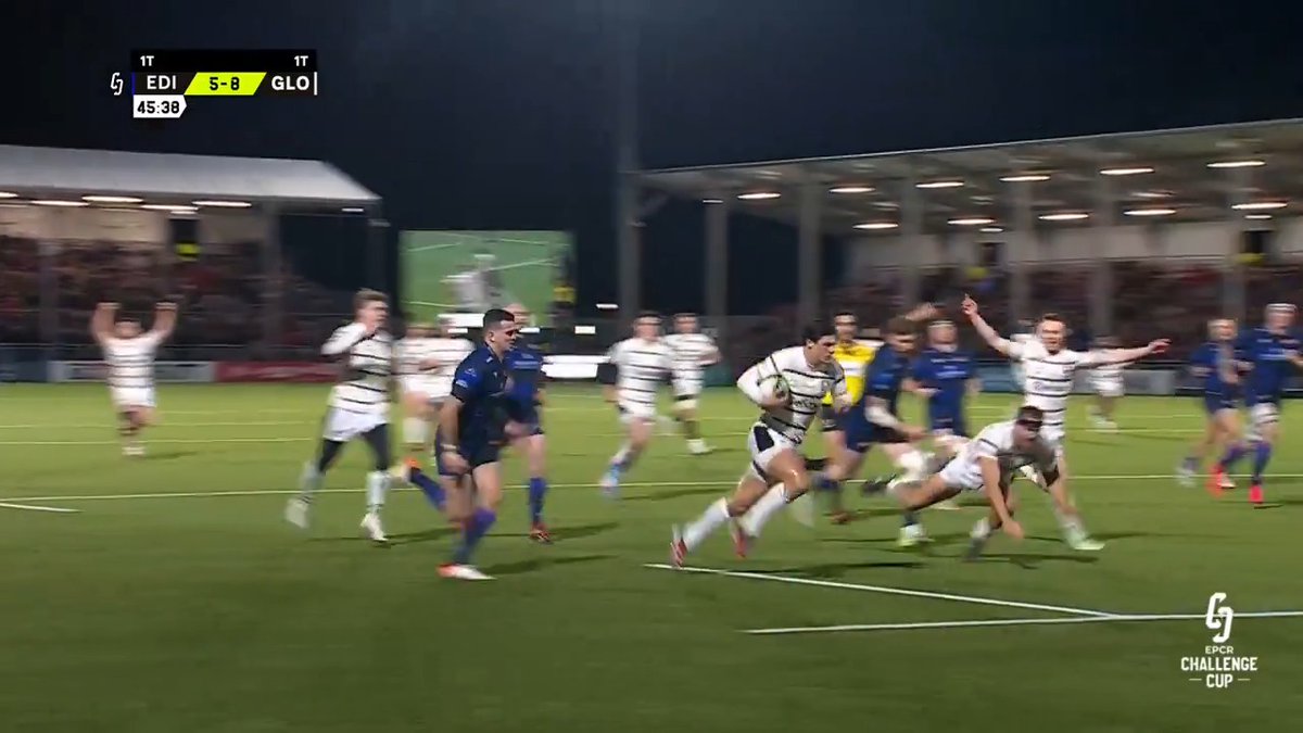 Catch Louis Rees-Zammit ⚡️ and Gloucester Rugby 🍒 if you can ⚡️ #ChallengeCupRugby Round 3 highlights 👇