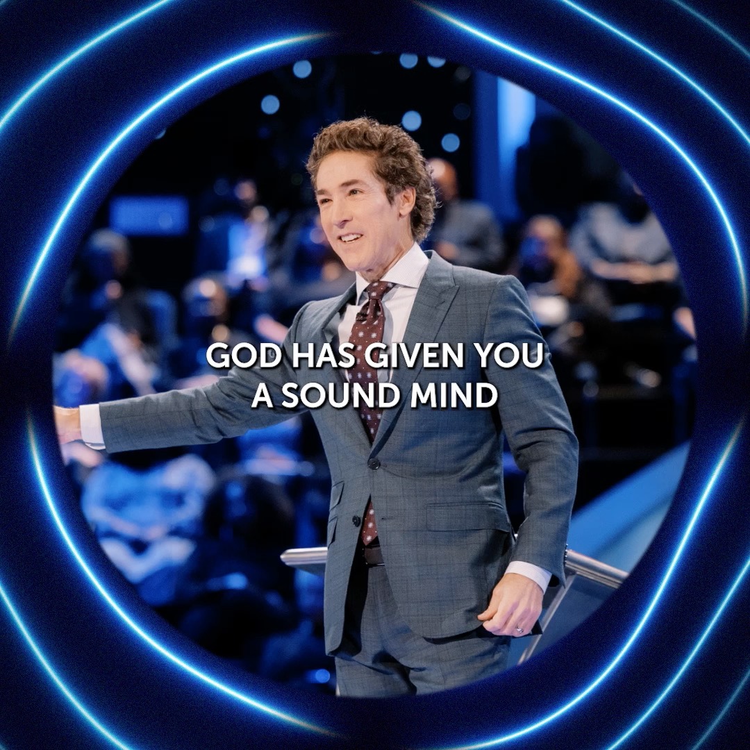 Worry can’t stay in a house full of faith. Discouragement can’t stay in a house full of gratitude. Negativity can’t stay in a house full of hope. Tune into Joel’s message today, "A Sound Mind"!