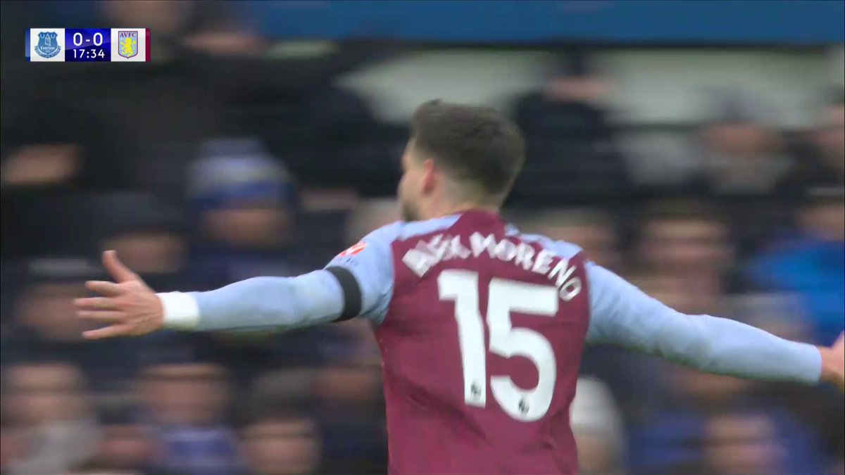 Moreno's goal does not stand after a VAR check! 🎥 Bailey is offside in the build-up...❌