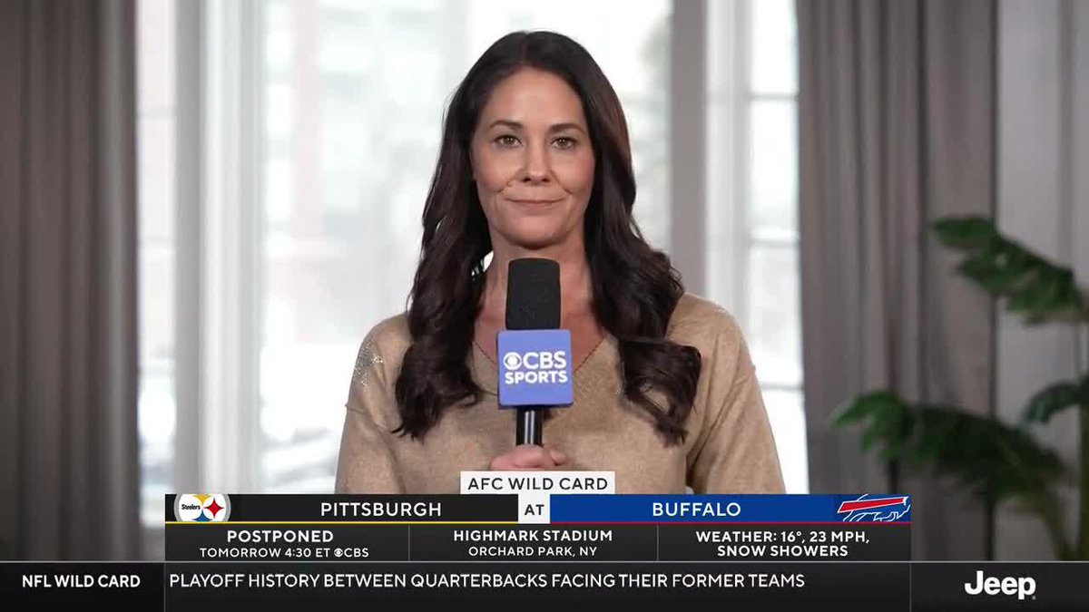 The weather in Buffalo is crazy 😳 Tracy Wolfson gives us the latest 👀