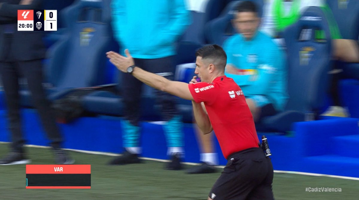 โฝ Jornada 20 | Primera Divisiรณn Cรกdiz Club de Fรบtbol - Valencia CF ๐บ Minuto 19 | AUDIO REVISIรN VAR