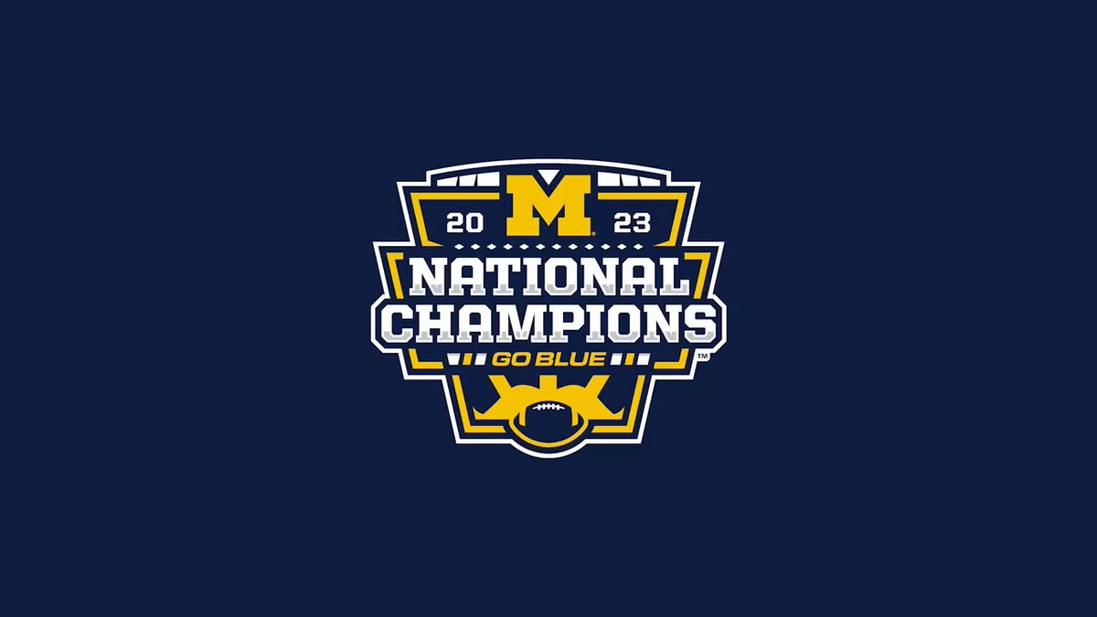 What goes into designing a national championship logo? Let us show you! #GoBlue