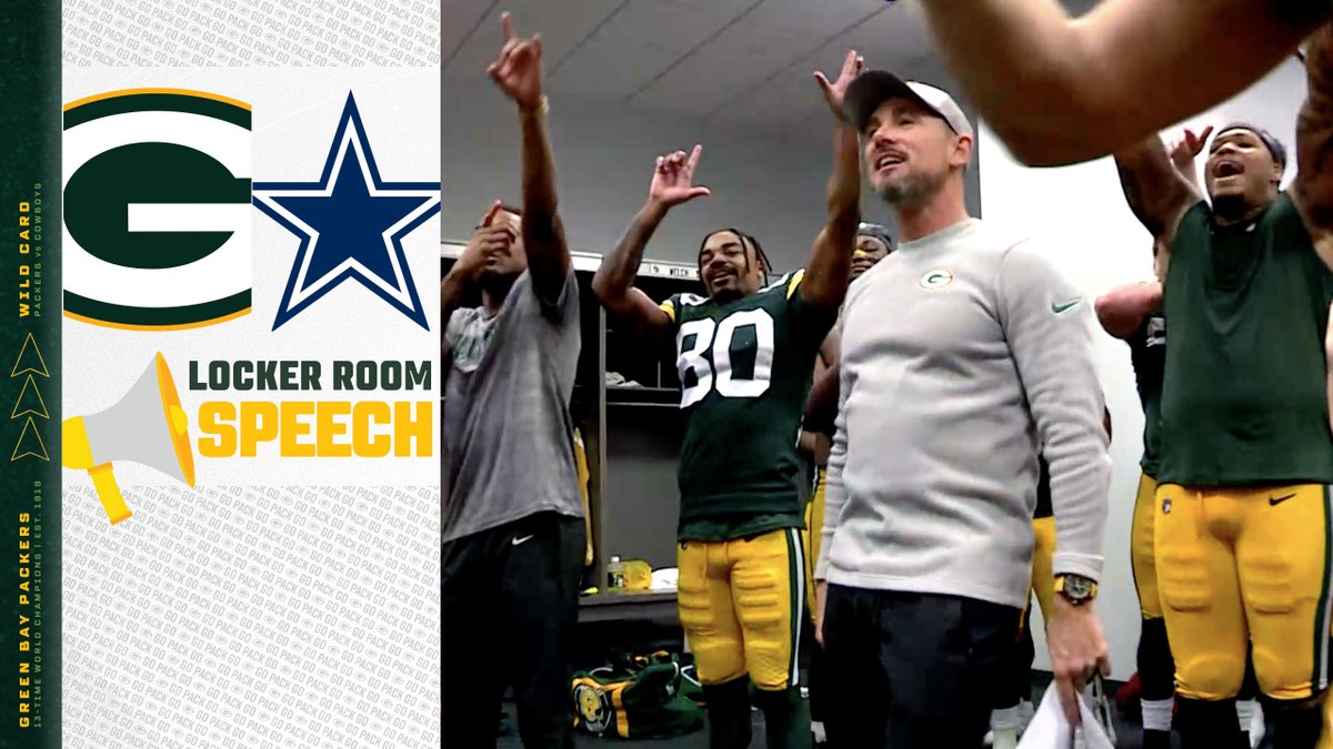 The FIRST seventh seed to EVER win a playoff game. #CreateHistory | #GoPackGo