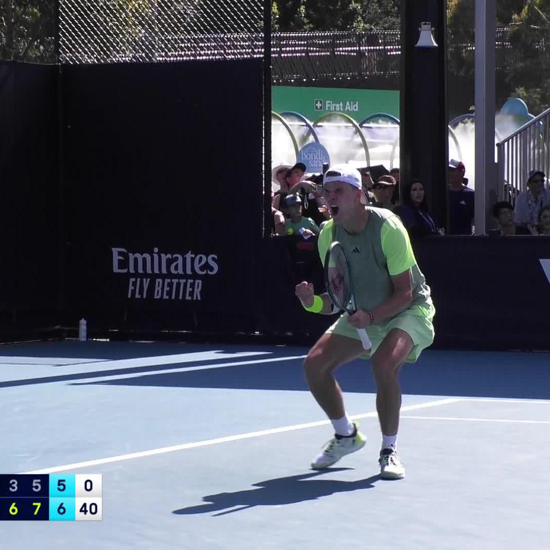A new teen on the scene 😎 18-year-old Jakub Mensik scores an impressive 6-3 7-5 7-5 win over Shapovalov. #AusOpen • #AO2024