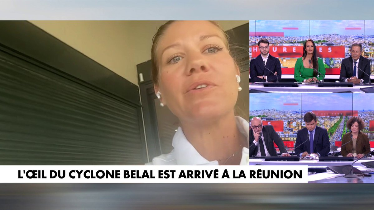 Une habitante de La Réunion, Audrey, témoigne de la violence du cyclone Belal : «On a jamais connu ça», dans #HDPros