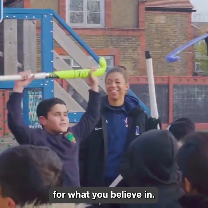 "A few weeks ago, a kid said to me ‘I didn't know anything about hockey. I didn't think it was a sport for me, and now I've seen you and I think this is my sport!’" Darcy Bourne is a changemaker for diversity & equality Watch The National Lottery | Department for Culture, Media and Sport | Great Britain Hockey
