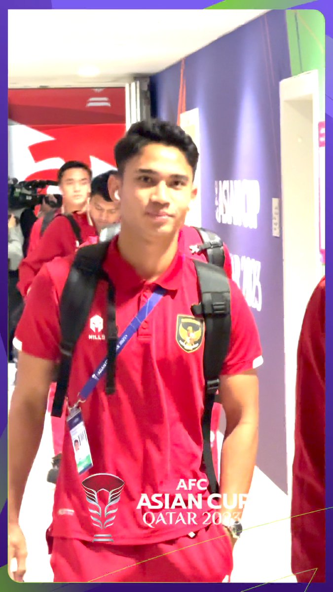 🇮🇩 Indonesia players mean business! #AsianCup2023 | #HayyaAsia | #IDNvIRQ