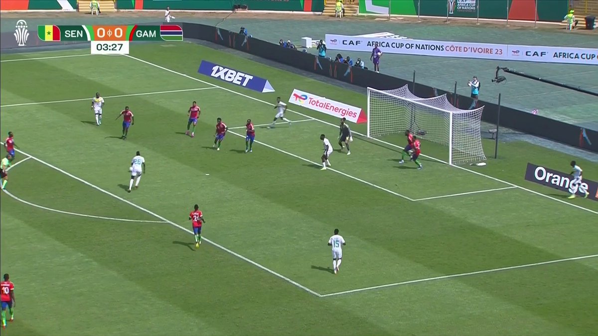 Pape Gueye gives Senegal an early advantage! 🇸🇳