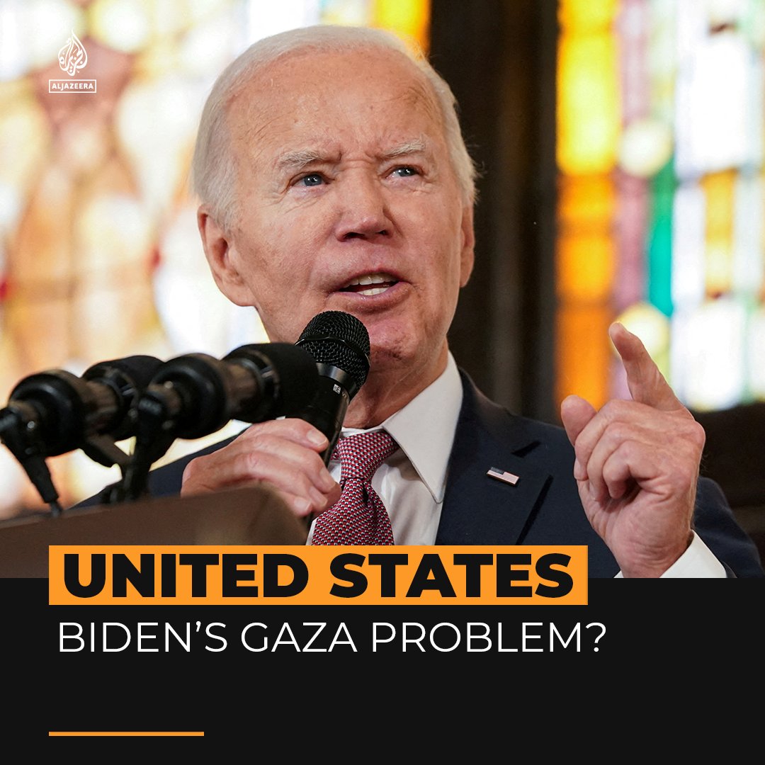 Polling suggests US President Joe Biden could lose support from many voters in this year’s election over his support for Israel’s war on Gaza ⤵️