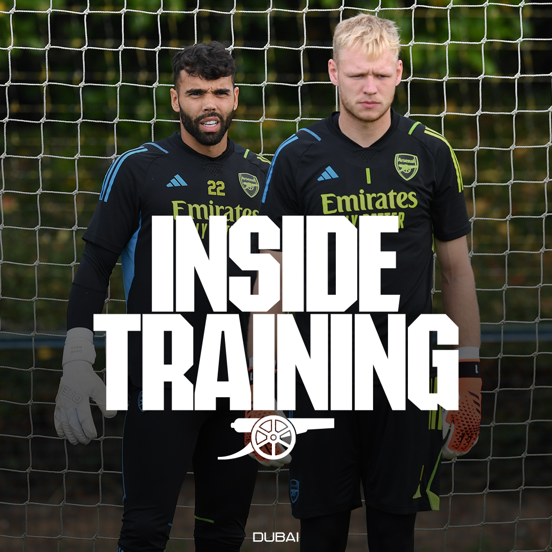 Keeping it clean 🧤 📺 Go inside training with our goalkeepers out in Dubai 👇