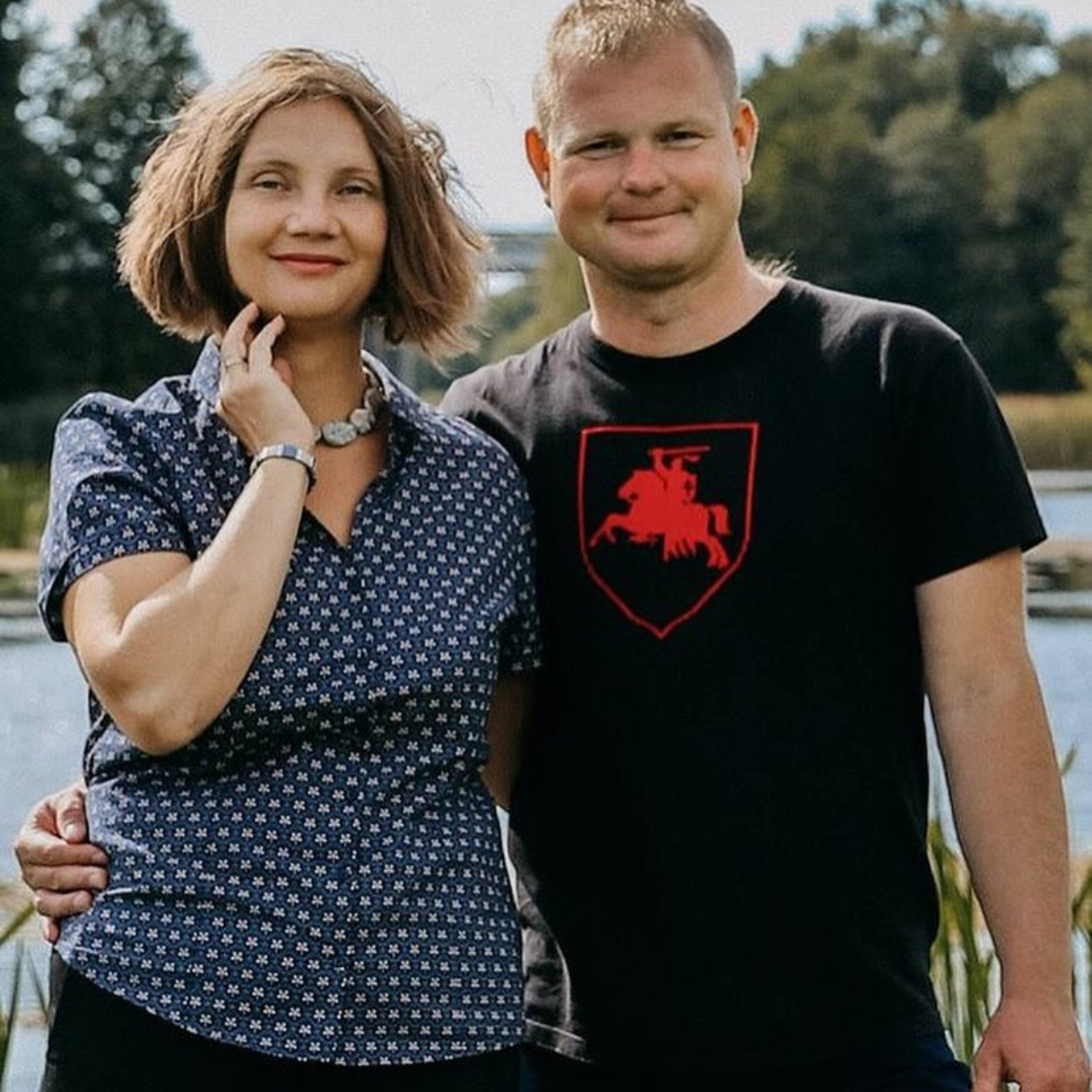 Palina Sharenda-Panasyuk. A mother. Activist. Political prisoner in Belarus. Jailed by Lukashenko's regime on trumped up charges. I am proud to join the "God Parent" campaign for political prisoners and become her voice outside her cell. Thank you Sviatlana Tsikhanouskaya.