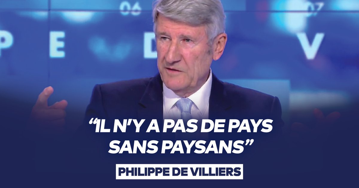 Nos #agriculteurs sont abandonnés et méprisés. L’Union européenne sacrifie, via ses normes et accords de libre-échange, la petite exploitation familiale, au nom d'une #agriculture agro-industrielle, avec des géants mondiaux. Comme le dit François Guillaume, ancien grand Ministre de l'agriculture : "La France perd sa souveraineté alimentaire et ses paysans. Or, il n’y a pas de pays sans paysans !" 🔴Voir l'émission complète : 🔔Rejoignez-moi sur les différents réseaux sociaux : #FaceAPhilippeDeVilliers #FADV #CNews
