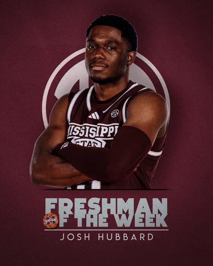 ⛹️‍♂️WK8 | SEC Men’s Basketball Weekly Awards FRESHMAN: Josh Hubbard Mississippi State Men's Basketball x #SECMBB