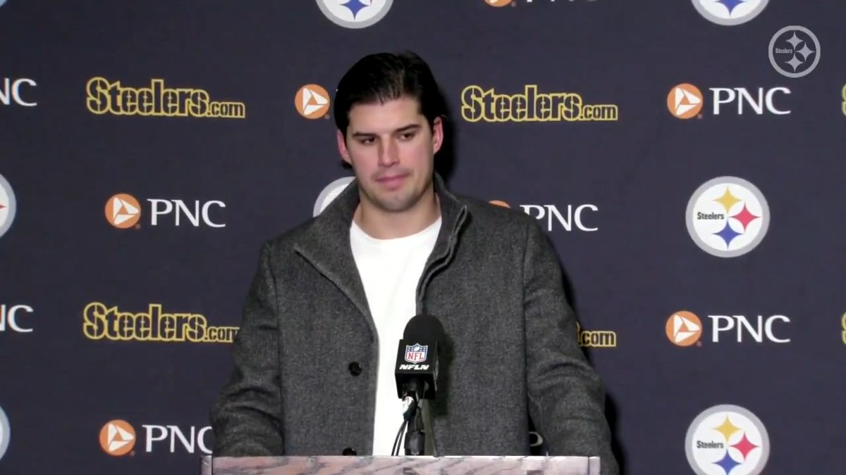 Mason Rudolph addresses the media following our game against the Bills.