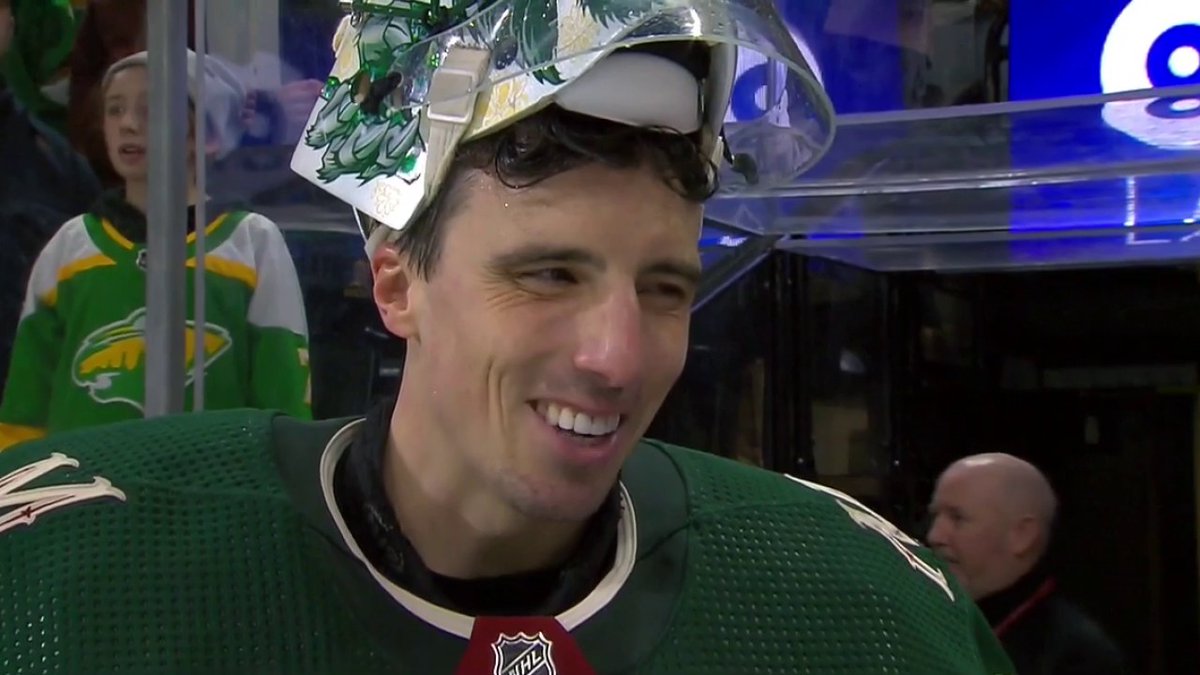 "It's an honor to do it here with you guys." Marc-Andre Fleury after making history with win No. 552!! #mnwild | @gorgamatic21