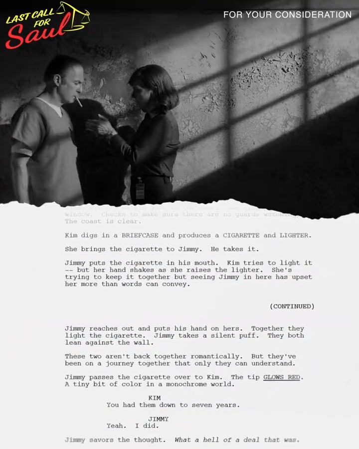 Better Call Saul fue una de las grandes series de la historia, despidiéndose con episodios memorables y personajes bien construidos. Nunca tuvo el cariño de los premios, pero sí de su público. El tiempo le dará el lugar que se merece 💛 #BetterCallSaul