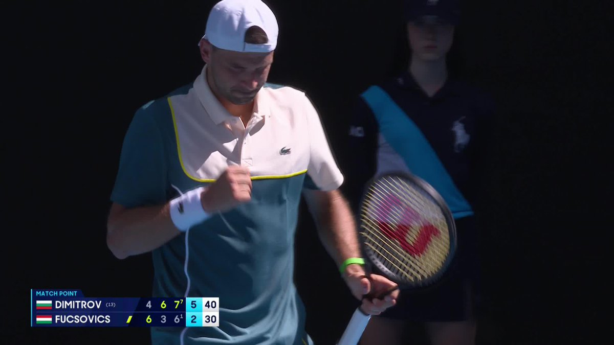 Dimi gets it done! He defeats Fucsovics 4-6 6-3 7-6(1) 6-2 and will face the winner of Ofner and Kokkinakis in the second round. #AusOpen • #AO2024