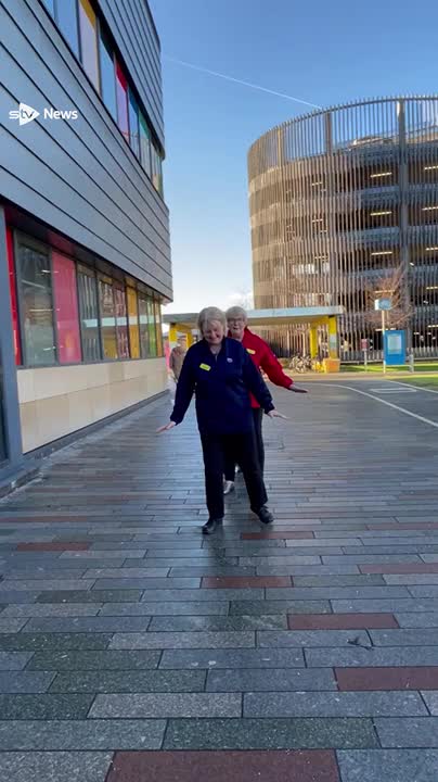 NHS Scotland are urging people to 'walk like a penguin' during snowy and icy weather conditions this winter.