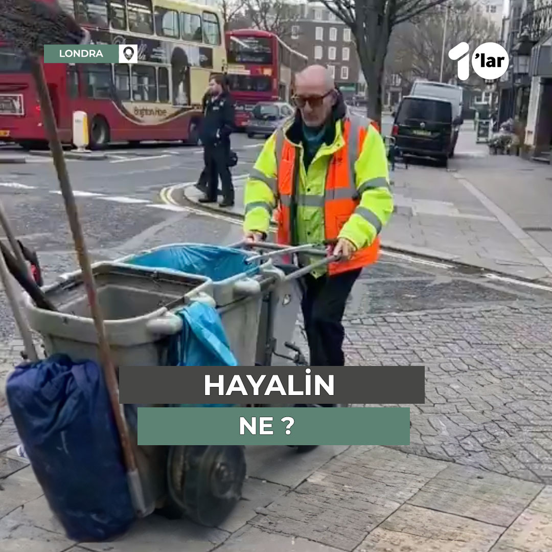 "Hayalin ne? Hayatında ne olmasını istersin ?" Sizce böyle bir sorunun nasıl bir cevabı olabilir ! İngiltere’de bir dijital içerik üreticisi, bir temizlik görevlisine bu soruyu sordu ... "Hayalin ne?" diye sordu.