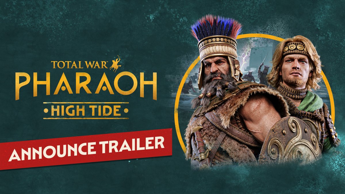 Be the herald of the Collapse, and lead your people into a new world... High Tide - the free update for Total War: PHARAOH - arrives January 25th! 🌊 Find out more: