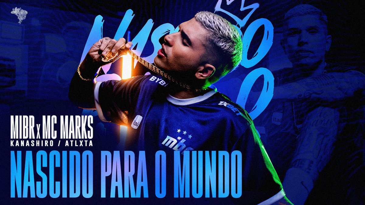 NASCIDO PARA O MUNDO | MIBR X MC MARKS 💥 Nova camisa, novas lines, nova música: O MIBR 2024 CHEGOU! 🇧🇷 "𝑂 𝑚𝑢𝑛𝑑𝑜 𝑒́ 𝑛𝑜𝑠𝑠𝑜 𝑒 𝑛𝑜́𝑖𝑠 𝑣𝑎𝑖 𝑙𝑎́ 𝑏𝑢𝑠𝑐𝑎𝑟." 🎵 #SomosMIBR