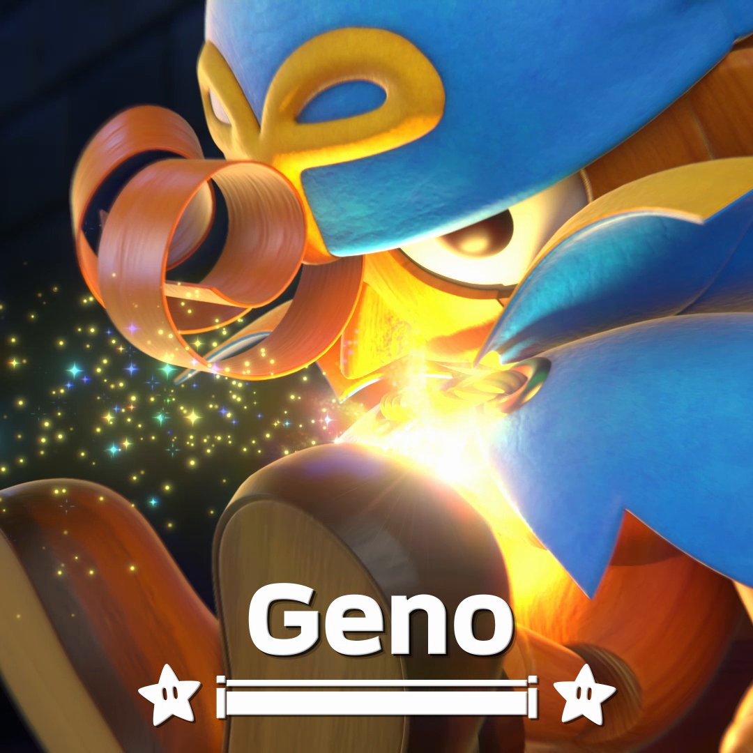 It’s hard to deny Geno is a pretty cool addition to anyone’s #SuperMarioRPG crew. What with his calm, composed attitude, cape, and wood shaving bangs. Oh, and the fact he’s an otherworldly guardian who’s taken the form of a doll to help save Star Road!
