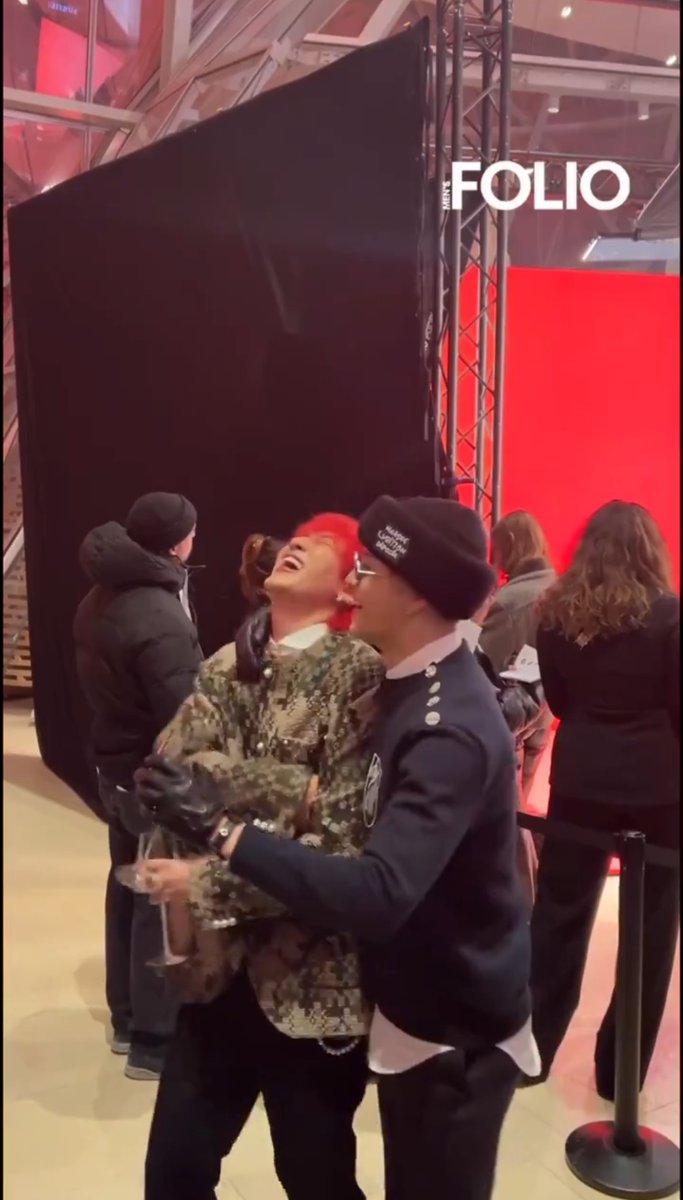 JACKBAM 😭😭😭 #JacksonWangxLVFW24 #BamBamxLVMenFW24