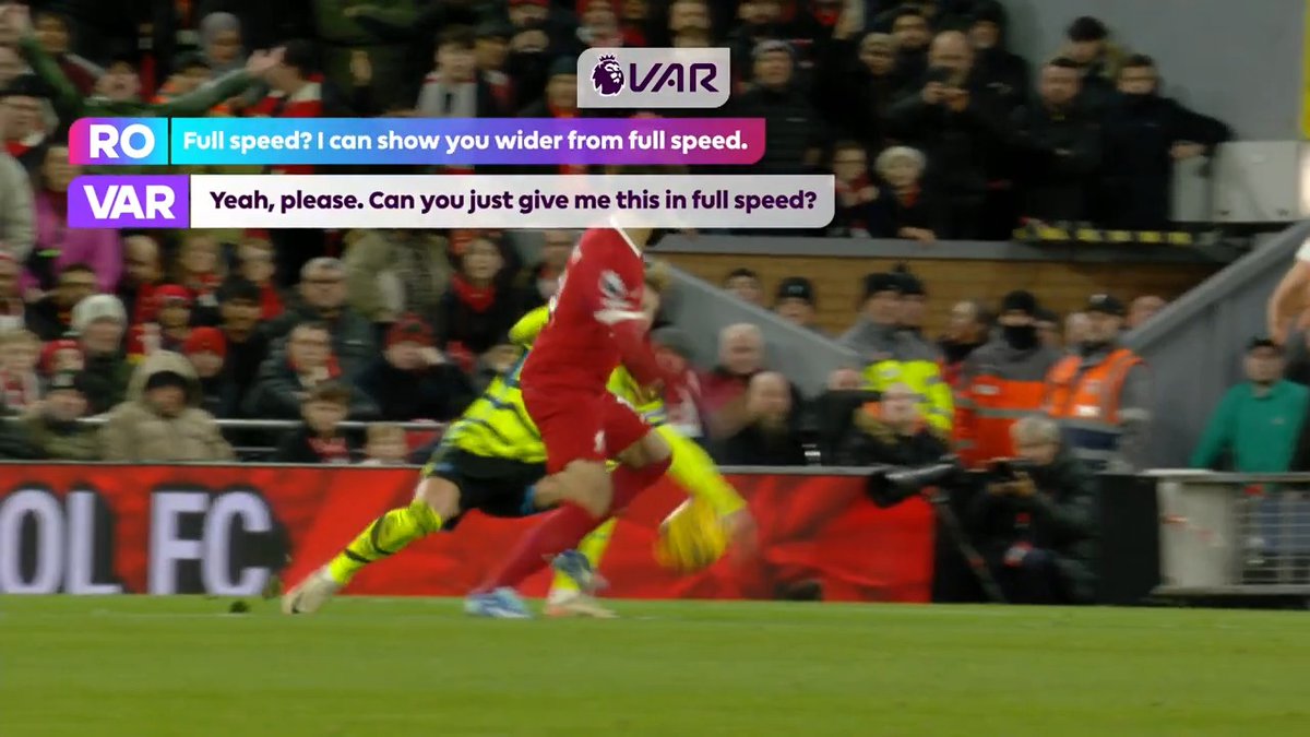 PGMOL chief Howard Webb talks through VAR's decision to not award Liverpool a penalty for a possible handball against Arsenal's Martin Odegaard 👇