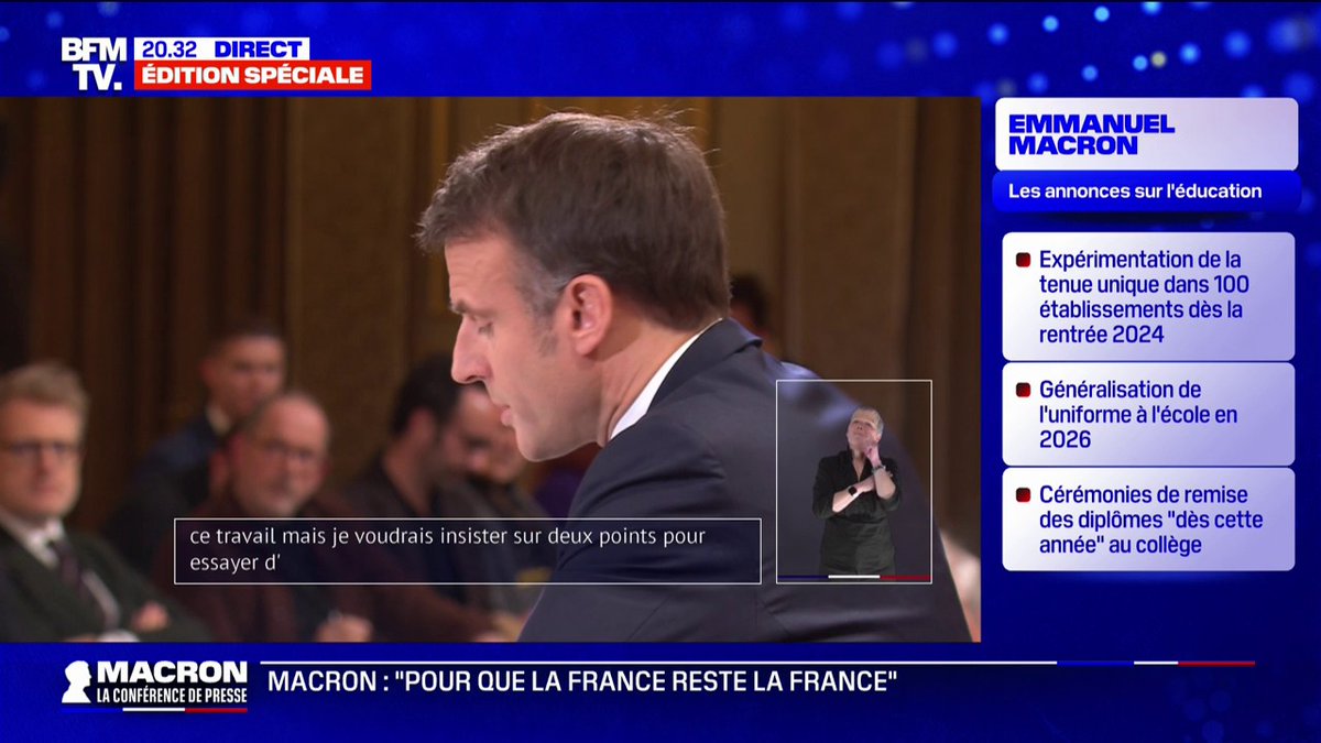 Emmanuel Macron annonce "un grand plan contre l'infertilité" "pour permettre le réarmement démographique"