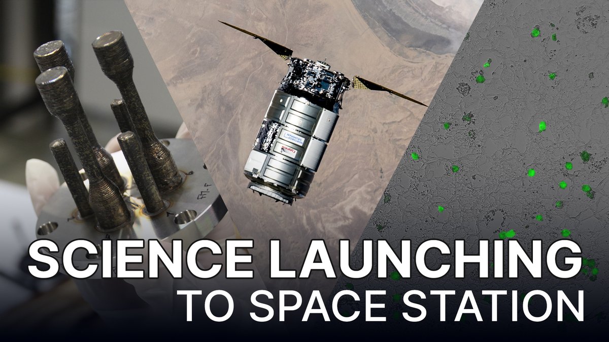 Remote-controlled robotic surgery, regenerating cartilage, and 3D-printing metal parts in low Earth orbit—learn more about the ISS_Research that's heading to the International Space Station later this month on Northrop Grumman's next resupply launch: