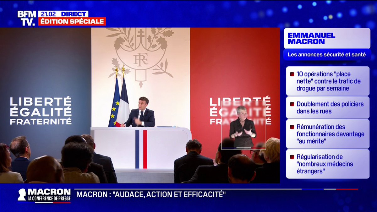 E.Macron est du côté des anti-contrainte à l'installation pour les médecins: "Les médecins qui font plus de 10 ans d'études disent à juste titre : J'ai fait tourner l'hôpital comme interne et externe, vous n'allez pas me dire que je dois m'installer là ?"