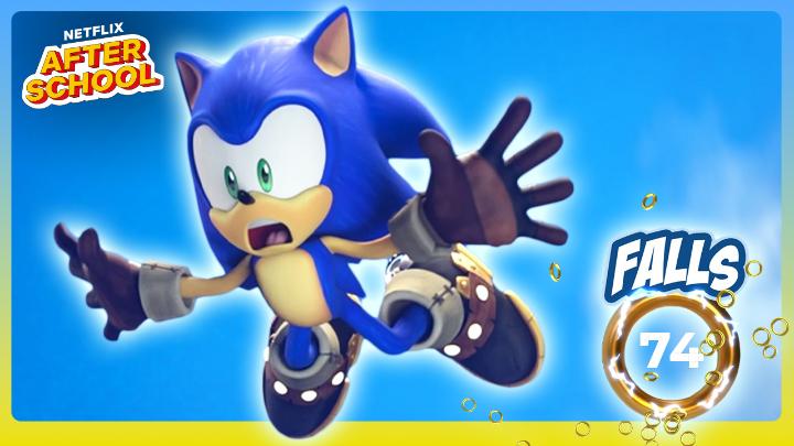 every time sonic falls in sonic prime. spoiler alert: he gets a lot of air time