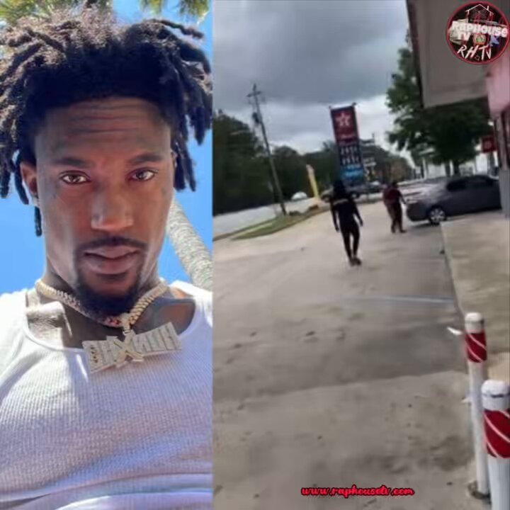 Footage Surfaces of Atlanta Rapper Hunxho getting into a fight / altercation in the hood