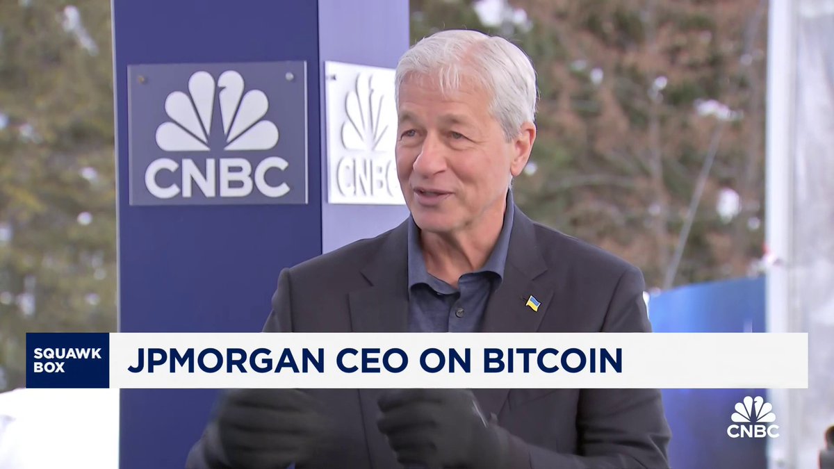 "There are cryptocurrencies that do something, that might have value. And then there's one that does nothing, I call it pet rock. The #Bitcoin, or something like that," says @JPMorgan CEO Jamie Dimon. "It has some use cases. Everything else is people trading among themselves."