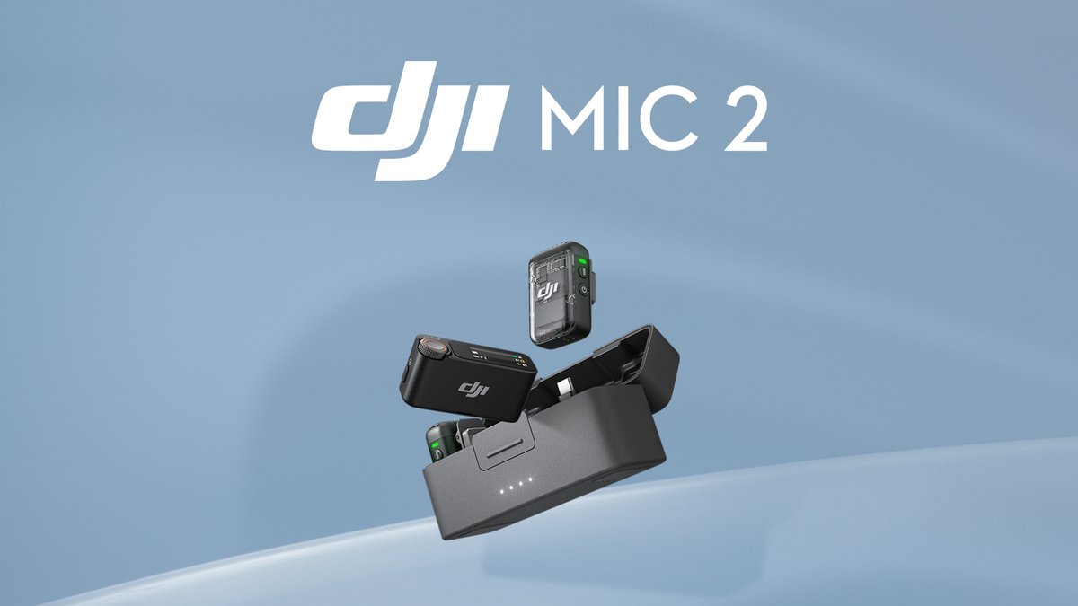Introducing DJI Mic 2 🎙 DJI Mic 2's omnidirectional recording and powerful noise-cancellation produces crystal-clear audio. Couple that with an 18-hour battery life & 32-bit Float Internal Recording and this mic has you covered. Discover more, here: