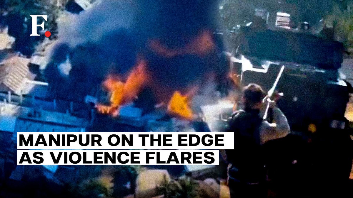 #FPVideo: Fresh violence has erupted in India's north-eastern state of Manipur. One Manipur police commando has been killed in clashes in Manipur's Moreh town. Kuki militants allegedly threw bombs and RPG shells at security forces at a post in Moreh.