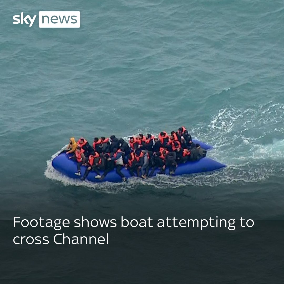 A boat reportedly carrying migrants has been seen crossing the Channel. It follows a long period over Christmas and New Year when there were no crossings seen