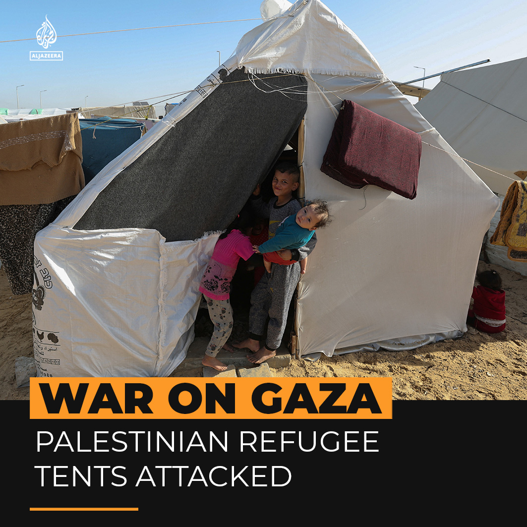 “It’s a tent. I came to find my family in pieces.” A Palestinian father recalls an Israeli attack on his family’s tent in central Gaza that killed three of his children after they were forcibly displaced from the north ⤵️