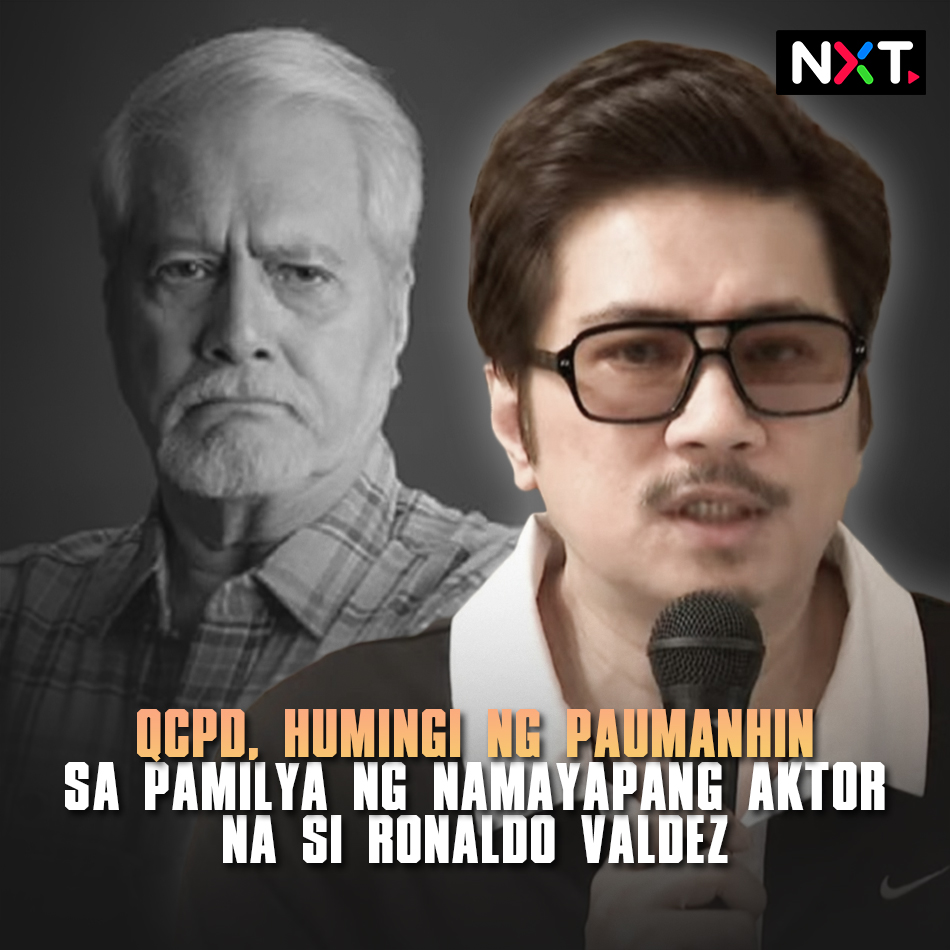Humingi ng paumanhin ang Quezon City Police District sa pamilya ng namayapang aktor na si Ronaldo Valdez. Kaugnay ito sa kumalat na video ng pagresponde ng mga pulis sa nangyaring insidente noong December 2023. #NXT