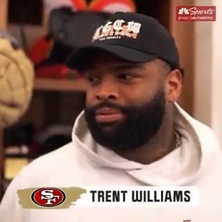 Trent Williams is like a proud big brother talking about Brock Purdy 🥹