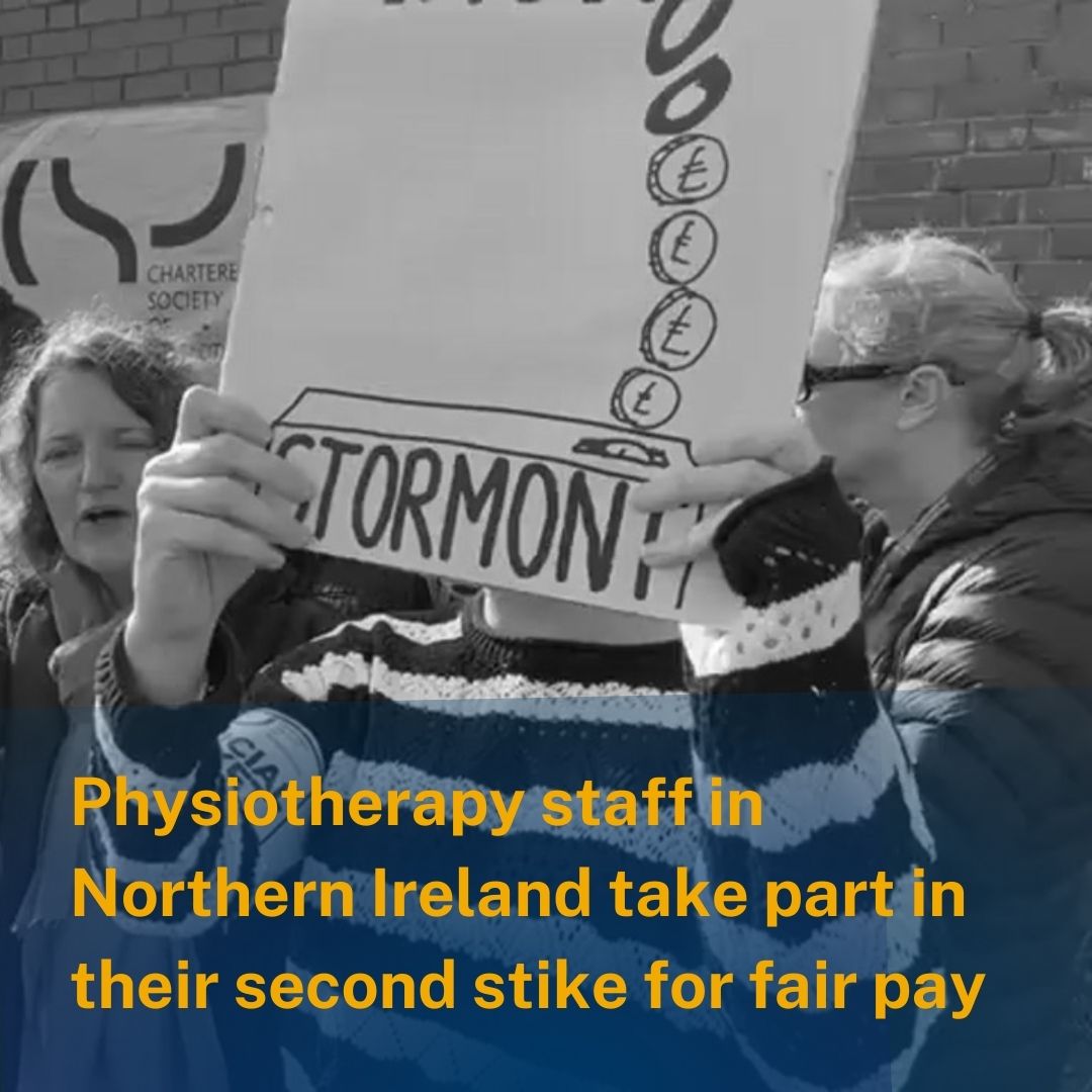 Physiotherapy staff in Northern Ireland have no choice but to take strike action again. The lack of progress is deepening the workforce crisis. Politicians must resolve their differences and restart the assembly. Show your support using #CSP4FairPay.
